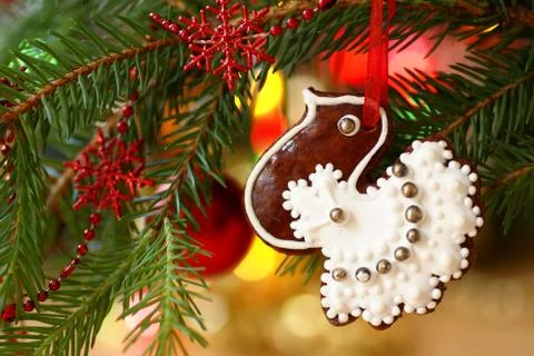 Gingerbread ornament Stock Photos