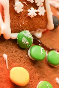 Gingerbread ouse Fotos Stock