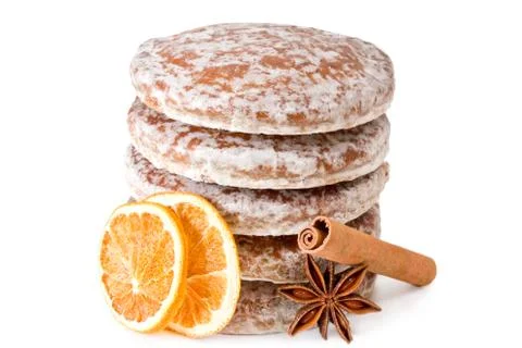 Gingerbread with spices Foto stock