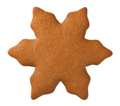 Gingerbread Star Cookie Stock Photos