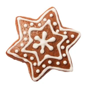 Gingerbread star Stock Photos