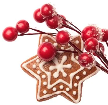 Gingerbread star Stock Photos