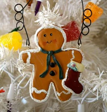 Gingerbread with stocking Фото