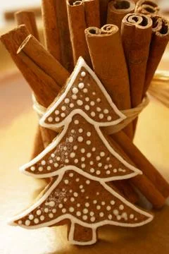 Gingerbread tree Stock Photos