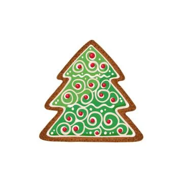 Gingerbread vector icon Stock Illustration