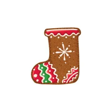 Gingerbread vector icon Stock Illustration