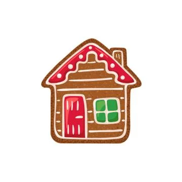 Gingerbread vector icon Stock Illustration