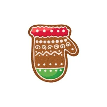 Gingerbread vector icon Stock Illustration