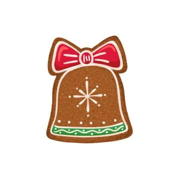 Gingerbread vector icon Stock Illustration