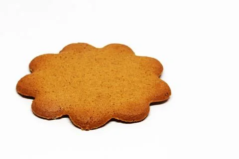 A gingerbread on white background Stock Photos