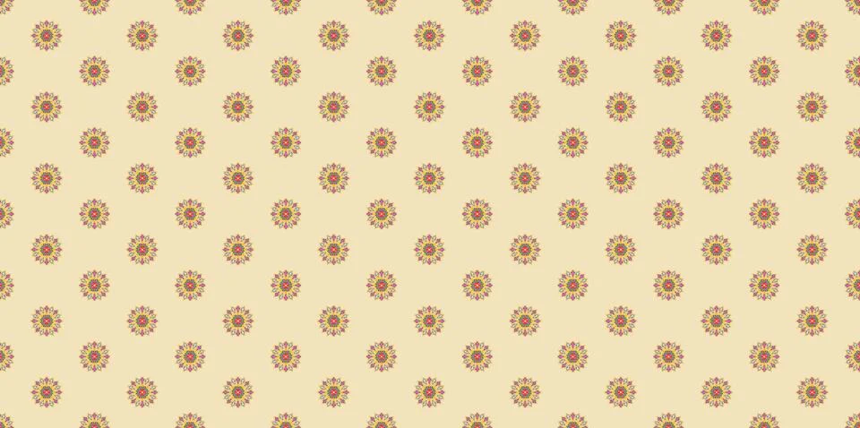 Gingham check pattern ditzy floral motif simple geometry peacock feather se.. Illustrazione stock
