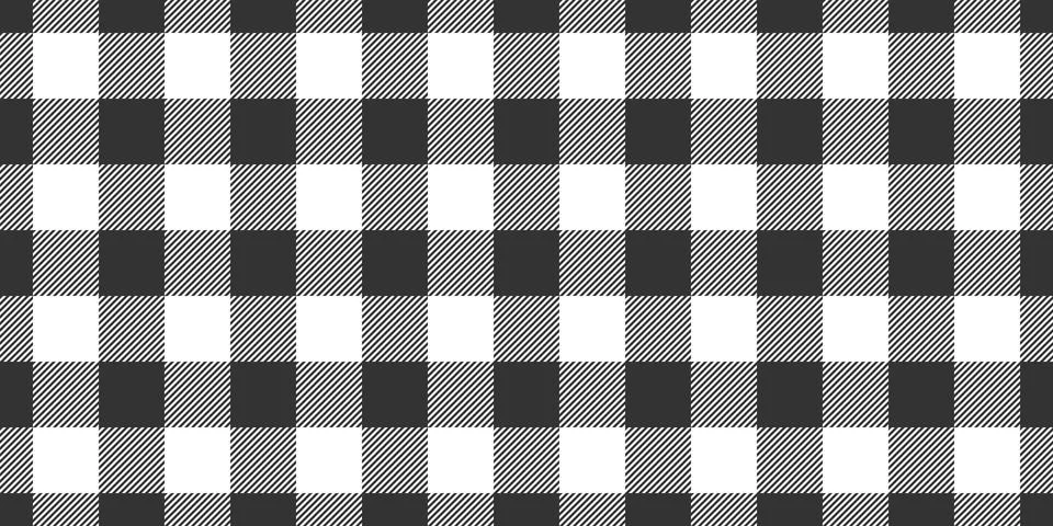Gingham Check Seamless Vector Pattern 스톡 일러스트