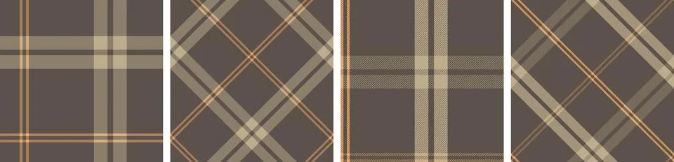 Gingham design seamless pattern tartan plaid Stock Illustration