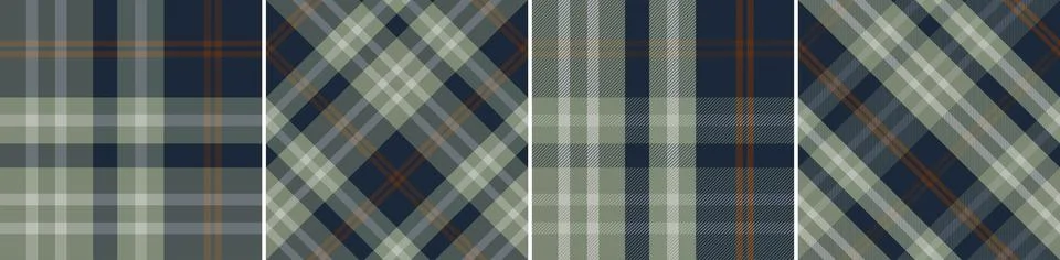 Gingham design seamless pattern tartan plaid Stock Illustration