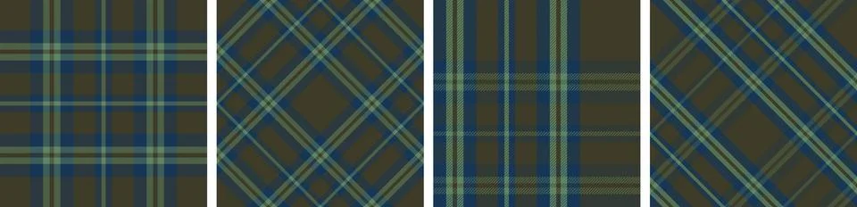 Gingham design seamless pattern tartan plaid for dress Illustrazione stock