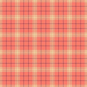 Gingham fabric plaid seamless, 2026 tartan background check. Production pat.. Stockillustratie