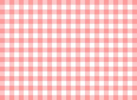 Gingham lines pattern in flat style. Geometric shape vector illustration on.. Stock Illustration