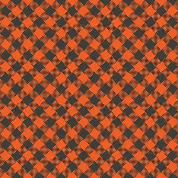 Gingham Pattern. Seamless chocolate dark slate gray colorful diagonal checker Stock Illustration