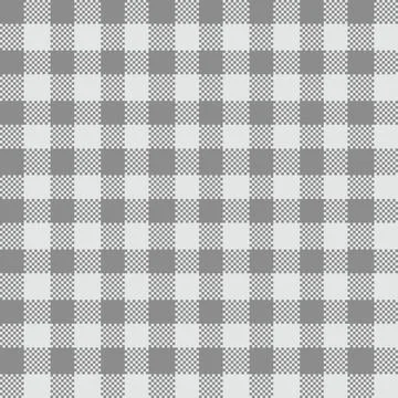 Gingham Pattern. Seamless gray gainsboro traditional check pattern. Good for  Illustrazione stock