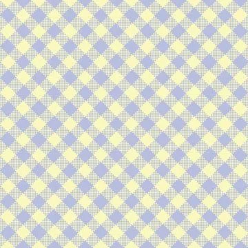 Gingham Pattern. Seamless lemon chiffon light steel blue colorful diagonal ch Illustrazione stock