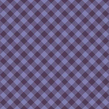 Gingham Pattern. Seamless light slate gray with dark slate gray classic check Stock Illustration