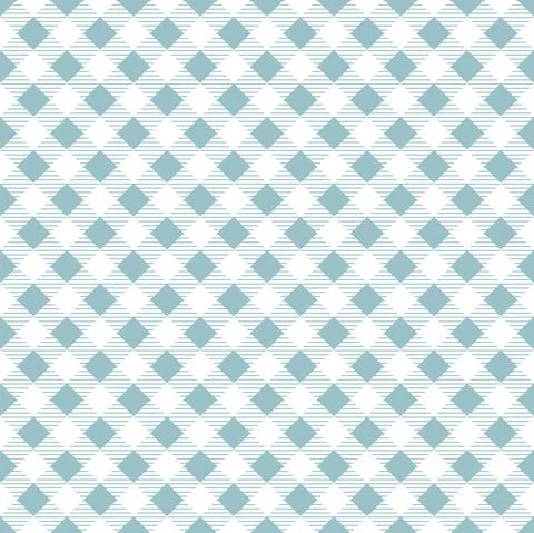 Gingham retro checkered tile pattern for textile design. Stock Illustration