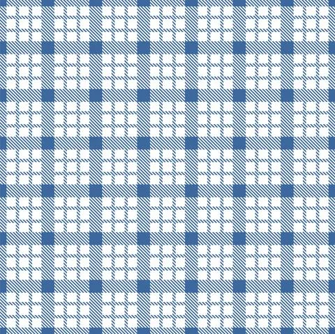 Gingham retro checkered tile pattern for textile design. Illustrazione stock