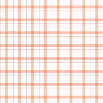 Gingham seamless pattern checkered square pink Illustrazione stock