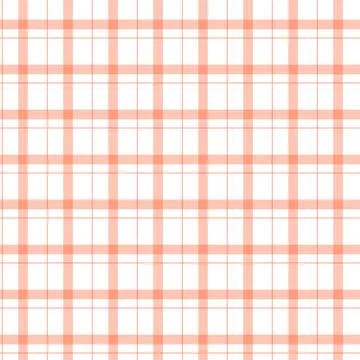 Gingham seamless pattern checkered square pink background Stock Illustration