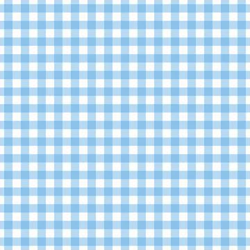 Gingham seamless pattern. Seamless checkered pattern. Texture cherry, blue, y Stock Illustration
