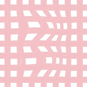 Gingham seamless pattern. Seamless pattern in a distorted check. Texture cher Illustrazione stock
