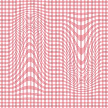 Gingham seamless pattern. Seamless pattern in a distorted check. Texture cher Stock Illustration