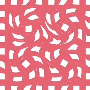 Gingham seamless pattern. Seamless pattern in a distorted check. Texture cher Stock Illustration