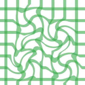 Gingham seamless pattern. Seamless pattern in a distorted check. Texture cher Stock Illustration