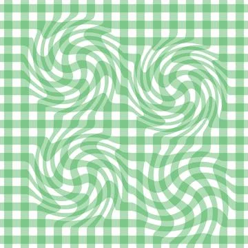 Gingham seamless pattern. Seamless pattern in a distorted check. Texture cher Illustrazione stock