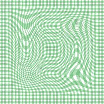 Gingham seamless pattern. Seamless pattern in a distorted check. Texture cher Illustrazione stock