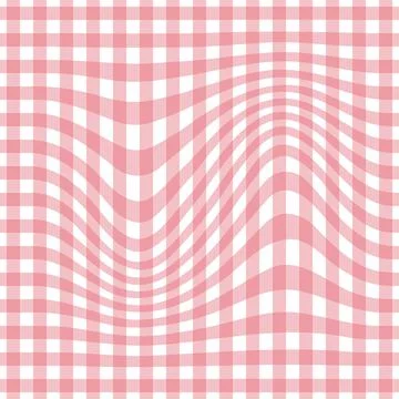 Gingham seamless pattern. Seamless pattern in a distorted check. Texture ch.. Illustrazione stock