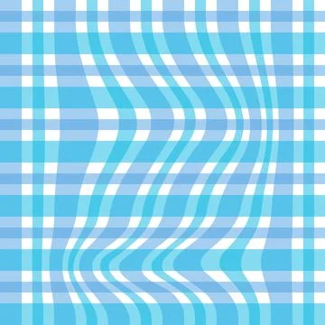 Gingham seamless pattern. Seamless pattern in a distorted check. Texture ch.. Illustrazione stock