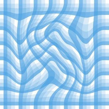 Gingham seamless pattern. Seamless pattern in a distorted check. Texture ch.. Illustrazione stock