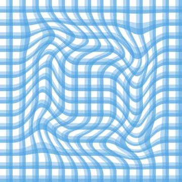 Gingham seamless pattern. Seamless pattern in a distorted check. Texture ch.. Stock Illustration