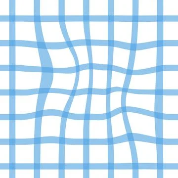 Gingham seamless pattern. Seamless pattern in a distorted check. Texture ch.. Stock Illustration