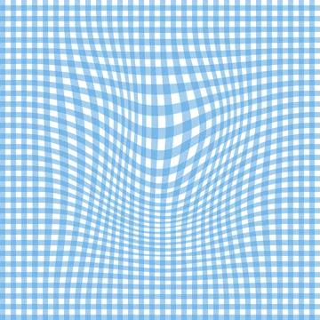 Gingham seamless pattern. Seamless pattern in a distorted check. Texture ch.. Illustrazione stock