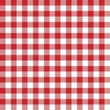 Gingham seamless plaid pattern Illustrazione stock