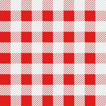 Gingham seamless plaid pattern Stock Illustration