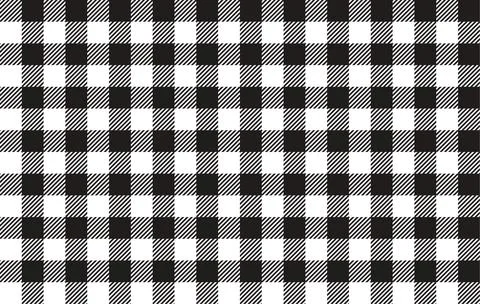 Gingham tablecloth seamless pattern inclined square line background Stock Illustration