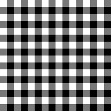 Gingham tablecloth vector seamless pattern Illustrazione stock