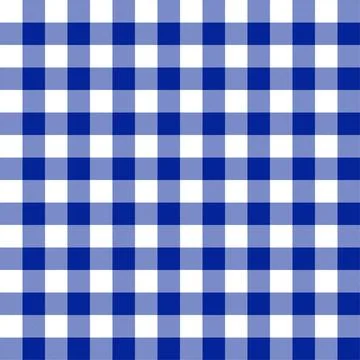 Gingham tablecloth vector seamless pattern Stock Illustration