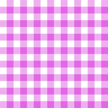 Gingham tablecloth vector seamless pattern Stock Illustration