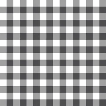 Gingham tablecloth vector seamless pattern Illustrazione stock