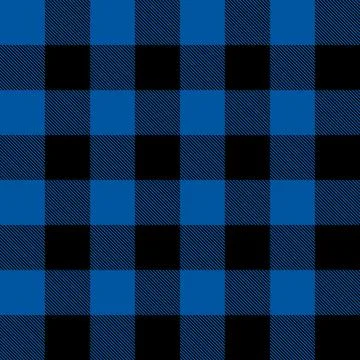 Gingham tablecloth vector seamless pattern Illustrazione stock